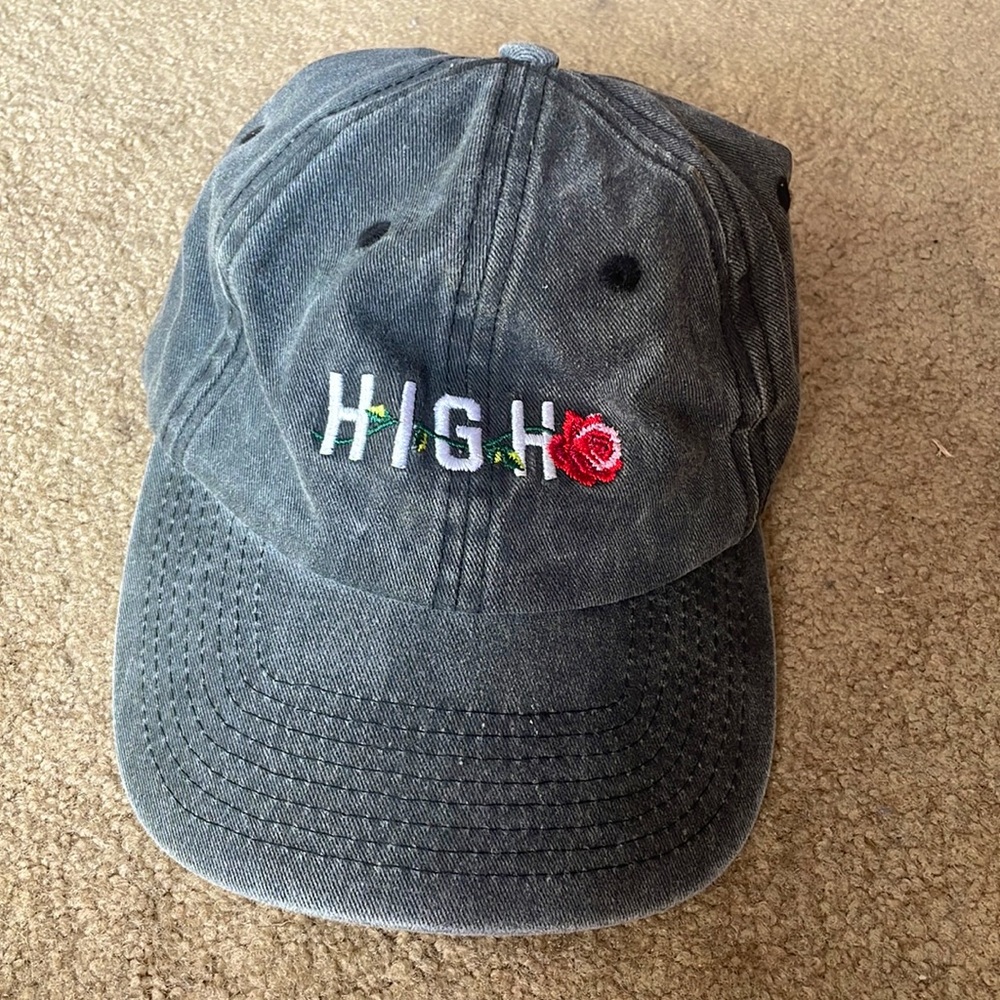 Spencer’s Dark Grey “High” Rose hat